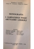 Monografia 3 karpackiego  pułku artylerii lekkiej