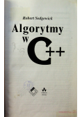 Algorytmy w C ++
