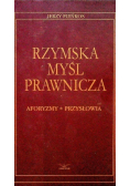 Rzymska myśl prawnicza