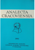 Analecta Cracoviensia Nr 26 / 94