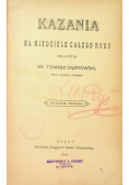 Kazania na niedziele całego roku 1900r r.