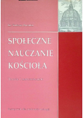 Społeczne nauczanie kościoła