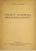 Zalety dobrego rekolekcjonisty 1932 r.