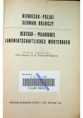 Niemiecko Polski Słownik Rolniczy