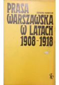 Prasa warszawska w latach 1908 1918