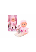 Lalka Natalia bobas z zabawką 33 cm