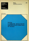 Studia z dziejów rusycystyki historycznoliterackiej w Polsce