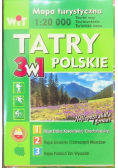 Mapa turystyczna Tatry Polskie 3w1