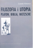 Filozofia i utopia Platon Biblia Nietzsche