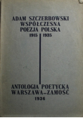 Współczesna poezja polska 1936 r.