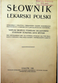 Słownik lekarski Polski 1905 r.