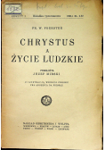 Chrystus a życie ludzkie 1926 r
