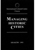 Managing Historic Cities