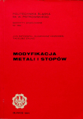 Modyfikacja metali i stopów