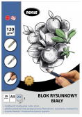 Blok rysunkowy A3/20K biały Premium