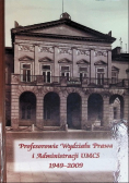 Profesorowie wydziału prawa i administracji