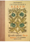 Inventores Rerum reprint 1608 r