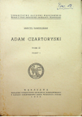 Adam Czartoryski Tom III część I 1950 r
