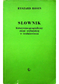 Słownik historyczno-geograficzny ziemi wieluńskiej w średniowieczu