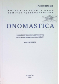 Onomastica XLIV / 01 Pismo poświęcone nazwenictwu geograficznemu i osobowemu