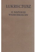 Lukrecjusz O naturze wszechrzeczy