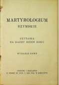 Martyrologium Rzymskie 1938 r.
