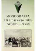 Monografia 3 karpackiego  pułku artylerii lekkiej