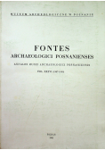 Fontes Archaeologici posnanienses  vol XXXVI