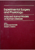 Experimental surgery and physiology