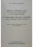 Modus epistolandi cum epistolis exemplaribus et orationihus annexis