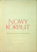 Bibliografia literatury Polskiej Nowy Korbut