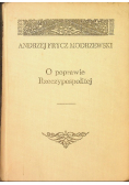 O poprawie Rzeczypospolitej