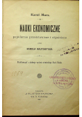 Nauki ekonomiczne 1906 r.