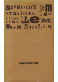 Stanisław Lem suplement