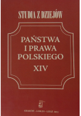 Studia z dziejów państwa i prawa polskiego XIV