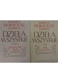 Horacy Dzieła Wszystkie Tom I i II