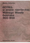 Gdynia w prasie niemieckiej Wolnego Miasta Gdańska 1920 - 1939