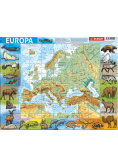 Puzzle ramkowe - Europa fizyczna