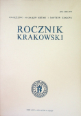 Rocznik Krakowski Tom LXX