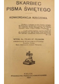 Skarbiec Pisma Świętego Konkordancja rzeczowa 1924 r