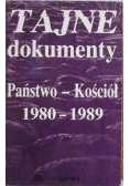Tajne dokumenty Państwo Kościół 1980 - 1989