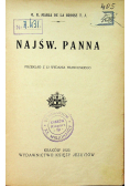 Najświętsza panna 1925 r.