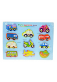 Puzzle drewniane Pojazdy