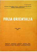 Folia Orientalia Vol XXIV