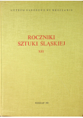 Roczniki Sztuki Śląskiej XIII