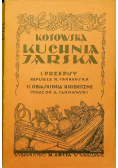 Kuchnia jarska Reprint 1929 r