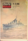 Mały modelarz Nr 4 i  5 / 88 Brytyjski krążownik przeciwlotniczy HMS DIDO