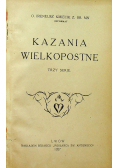 Kazania wielkopostne trzy serje 1927r