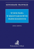 Wybór prawa w międzynarodowym prawie rodzinnym
