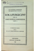 Rok liturgiczny Tom III 1929 r